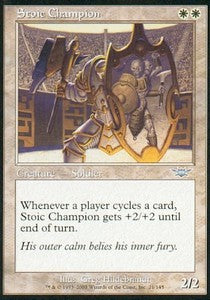 Stoic Champion LGN-21 Uncommon Played Englisch Foil