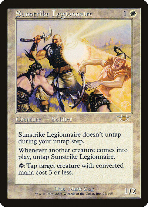 Sunstrike Legionnaire LGN-22 Rare Light Played Englisch