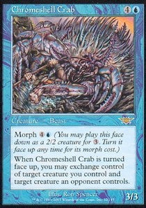 Chromeshell Crab LGN-32 Rare Excellent Englisch