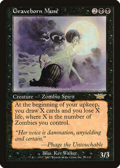 Graveborn Muse LGN-73 Rare Excellent Englisch