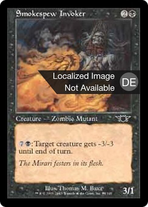 Rauchspeier-Beschwörer LGN-81 Common Light Played Deutsch Foil