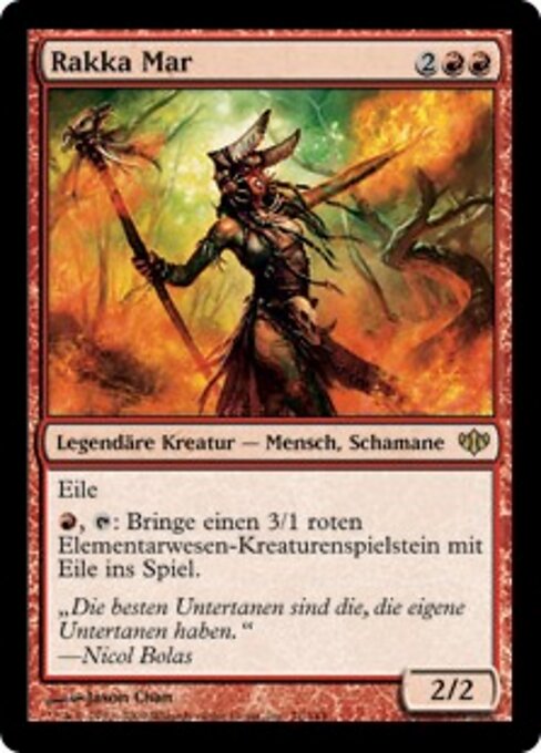 Rakka Mar CONF-71 Rare Light Played Deutsch