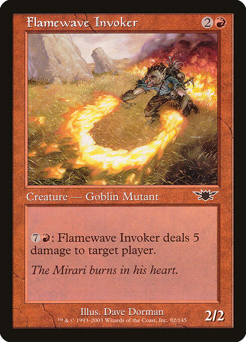 Flammenwellen-Beschwörer LGN-92 Common Played Englisch