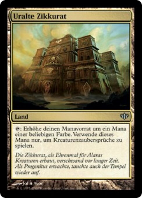 Uralte Zikkurat CONF-141 Uncommon Played Deutsch