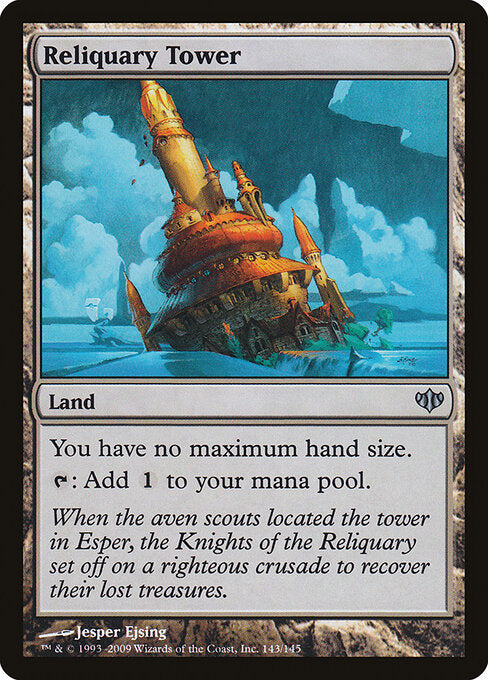 Turm des Reliquienschreins CONF-143 Uncommon Played Englisch