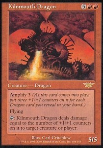 Röstschlund-Drache LGN-104 Rare Poor Deutsch Foil