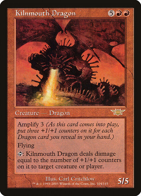 Kilnmouth Dragon LGN-104 Rare Light Played Englisch