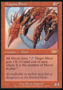 Magma Sliver LGN-107 Rare Light Played Englisch