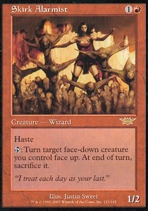 Skirk Alarmist LGN-111 Rare Played Englisch Foil