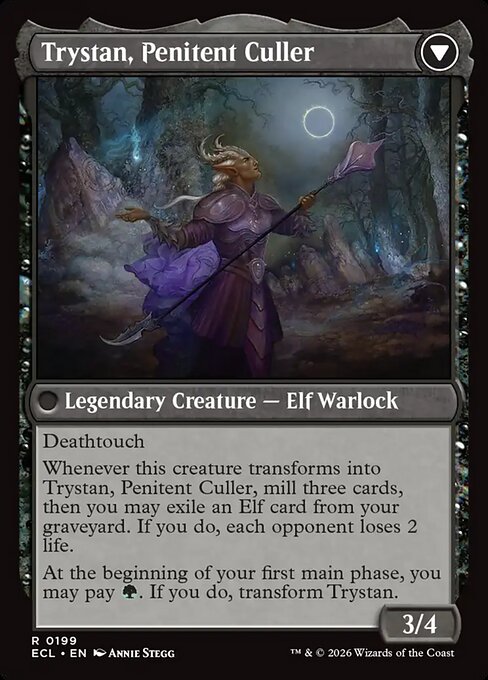 Trystan, Callous Cultivator // Trystan, Penitent Culler - Back Face
