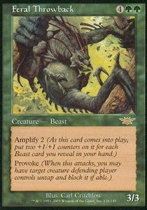 Feral Throwback LGN-126 Rare Played Englisch Foil