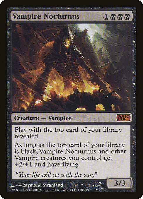 Vampire Nocturnus M10-118 Mythic Excellent Englisch