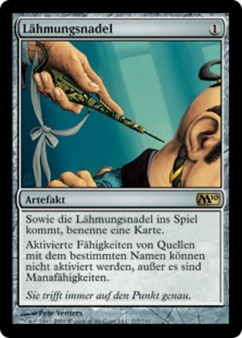 Lähmungsnadel M10-217 Rare Good Deutsch