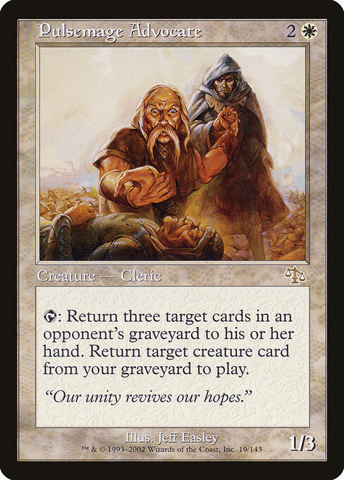Pulsemage Advocate JUD-19 Rare Light Played Englisch