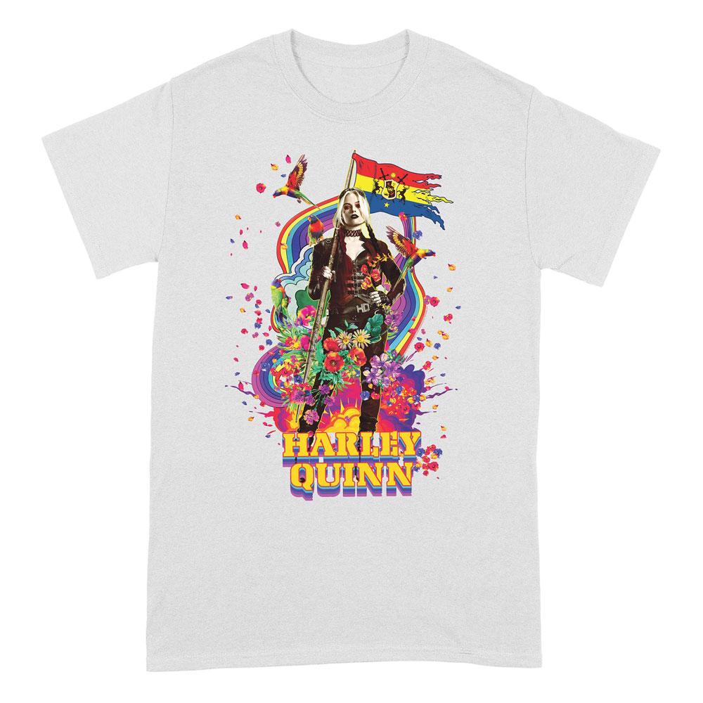 The Suicide Squad T-Shirt Flower Flag - S