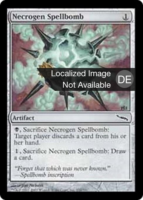 Necrogen-Spruchbombe MRD-216 Common Light Played Deutsch