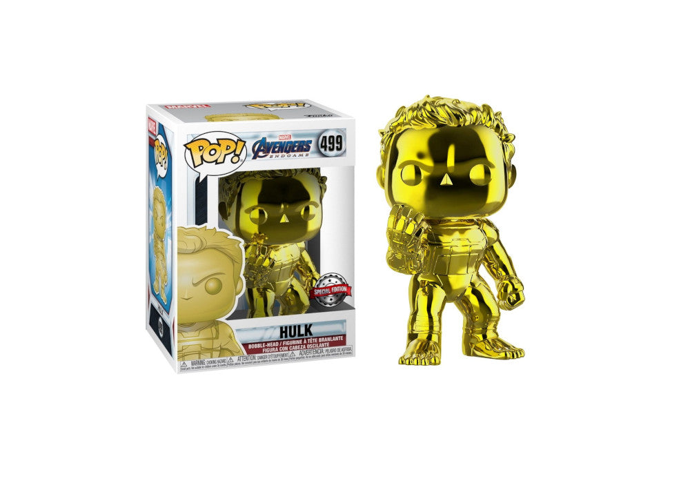 Funko POP! Marvel Avengers Endgame - Hulk (Gold Chrome) #499 - SPECIAL EDITION
