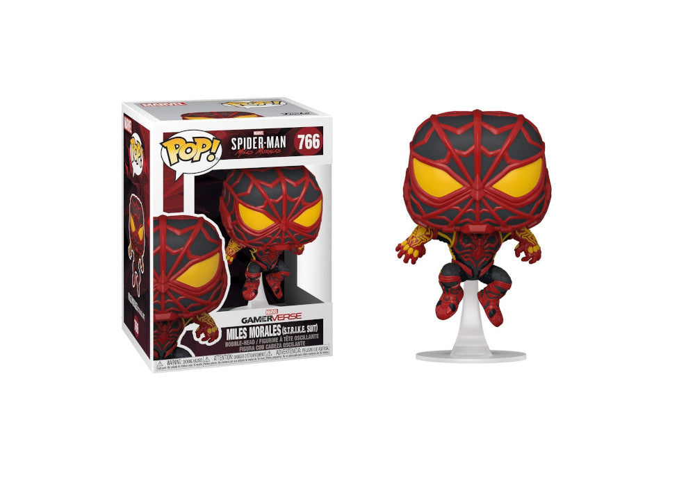 Funko POP! Spider Man Miles Morales - Miles Morales (S.T.R.I.K.E Suit) #766
