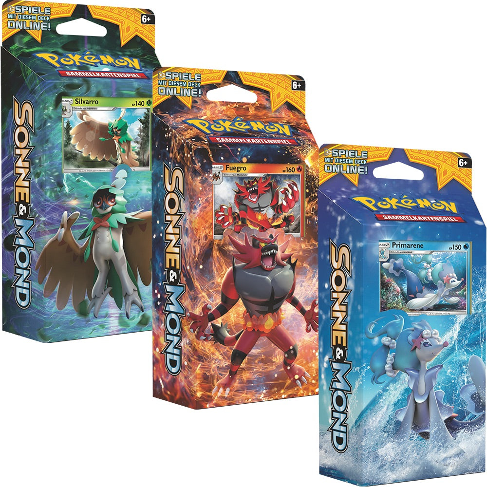 Pokémon - Sonne & Mond - Themendeck-MEGAPACK - deutsch