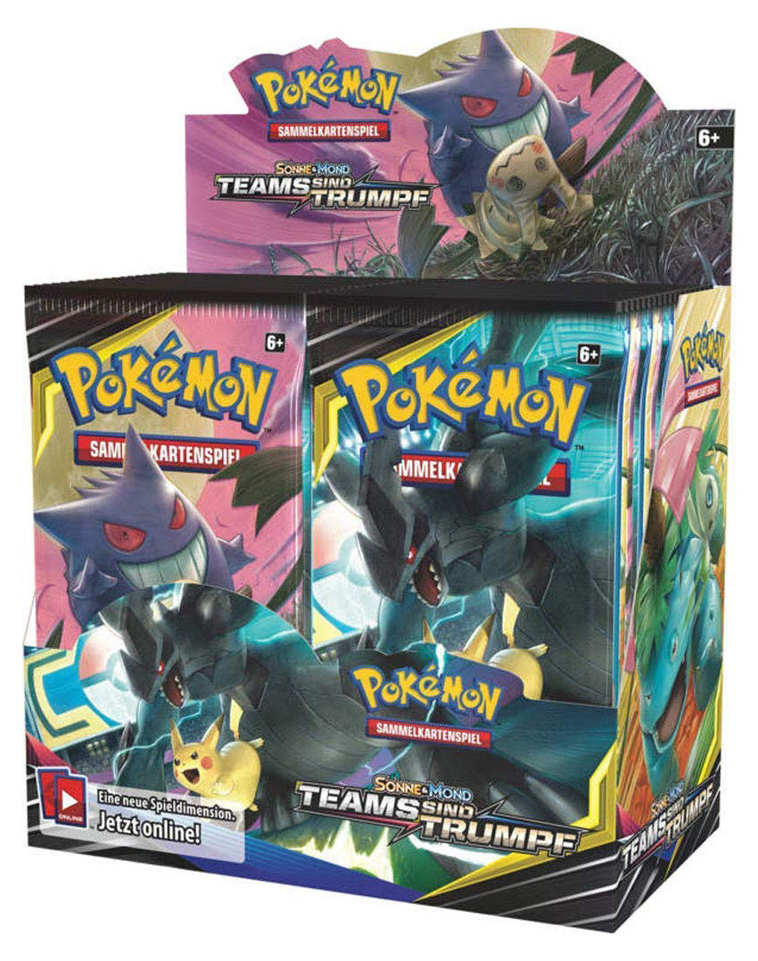 Pokémon - Sonne & Mond SM09 - Teams sind Trumpf Booster Display (36 Booster) - deutsch