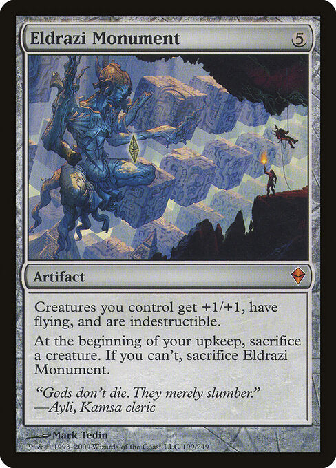 Eldrazi Monument ZEN-199 Mythic Light Played Englisch