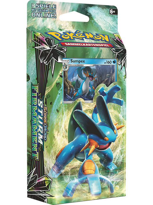 Pokémon - Sonne & Mond - Sturm am Firmament - Wasserwut - Sumpex - Themendeck - deutsch