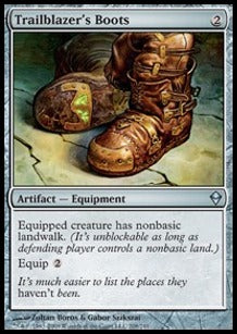 Trailblazer's Boots ZEN-208 Uncommon Light Played Englisch