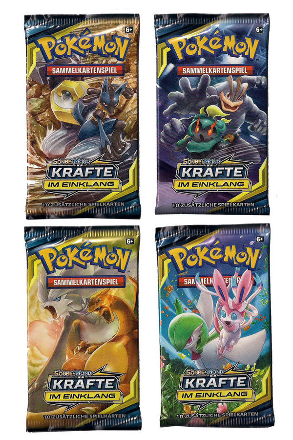 Pokémon - Sonne & Mond SM10 - Kräfte im Einklang Booster Booster einzeln - deutsch