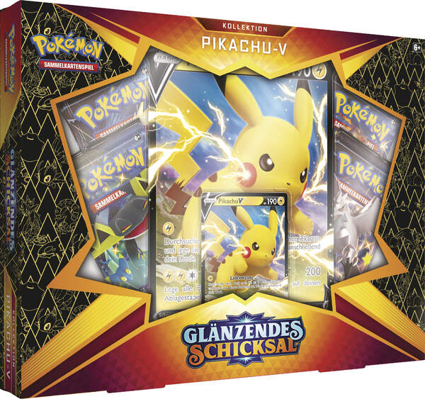 Pokémon SWSH4.5 Glänzendes Schicksal - Pikachu-V Box deutsch
