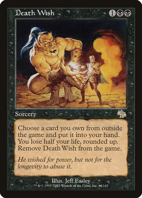 Death Wish JUD-64 Rare Good Englisch Foil