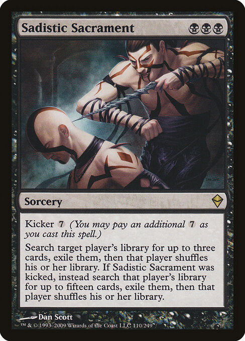 Sadistic Sacrament ZEN-110 Rare Light Played Englisch