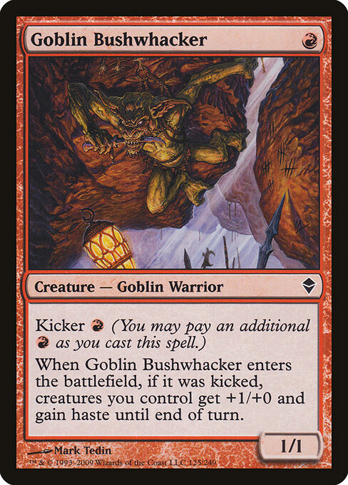Goblin-Buschguerillero ZEN-125 Common Light Played Englisch