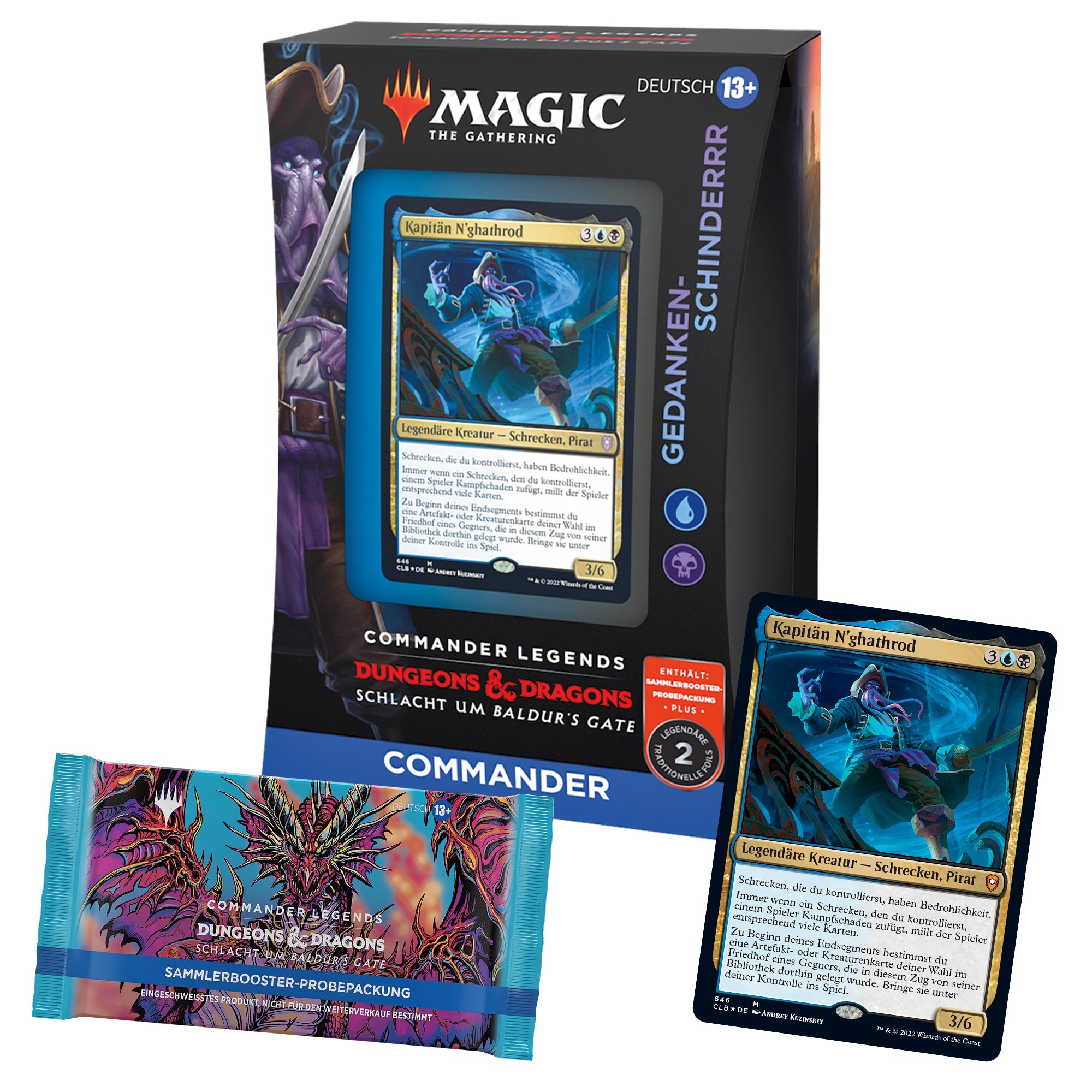 Commander Legends: Schlacht um Baldur's Gate - Commander Deck – Gedankenschinder - deutsch