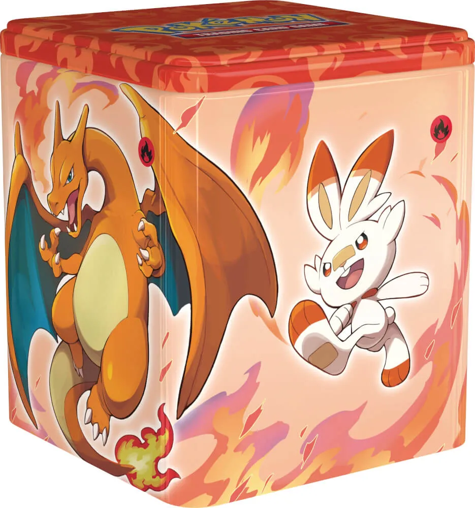 Pokémon Stacking Tin 2022 Fire Englisch