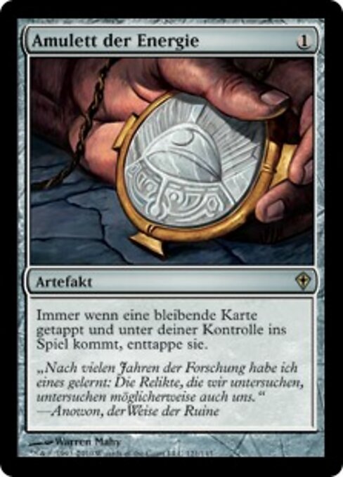 Amulett der Energie WWK-121 Rare Good Deutsch