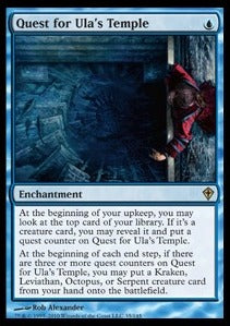 Quest for Ula's Temple WWK-35 Rare Played Englisch