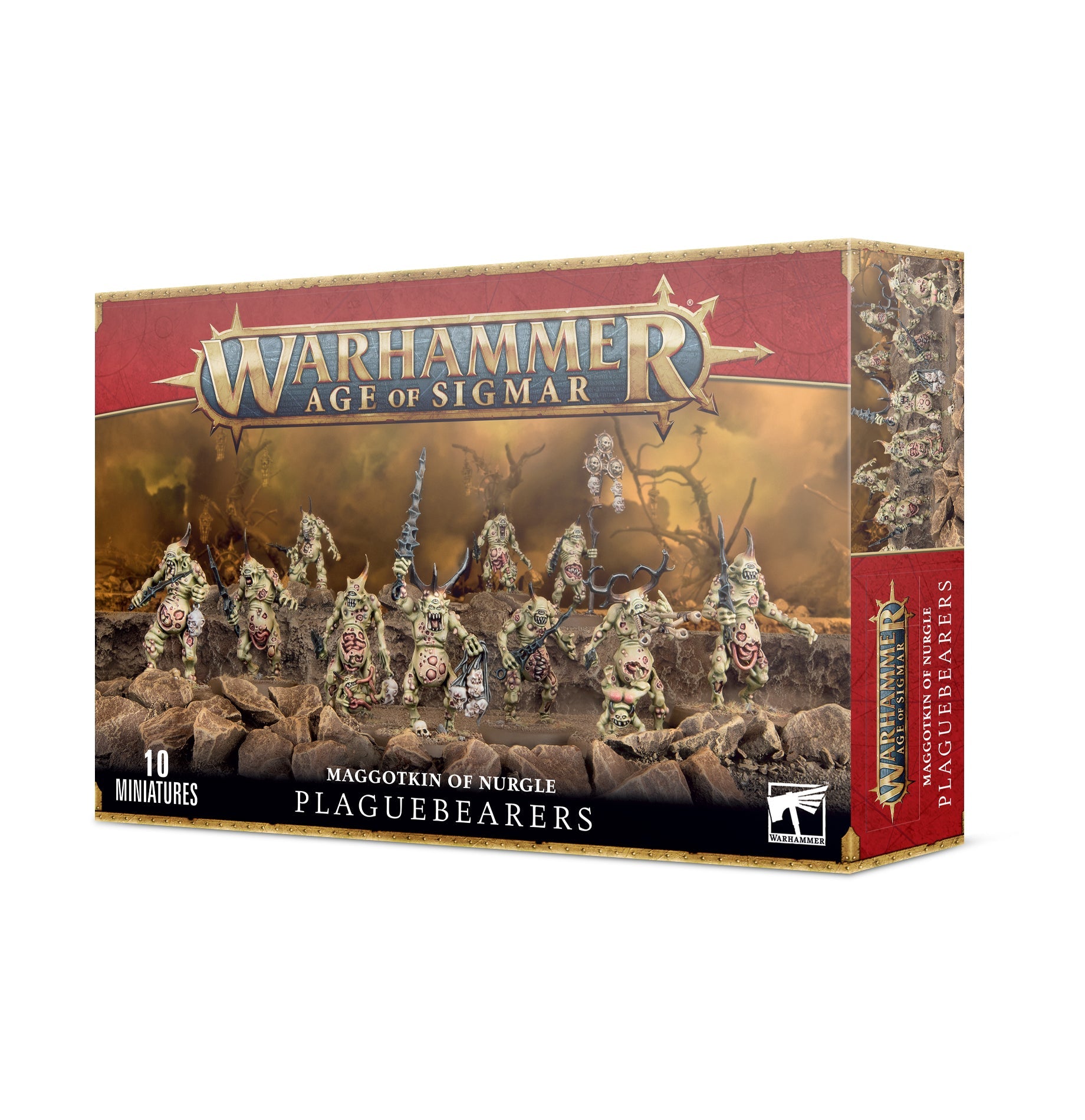Warhammer Age of Sigmar Maggotkin of Nurgle Plaguebearers