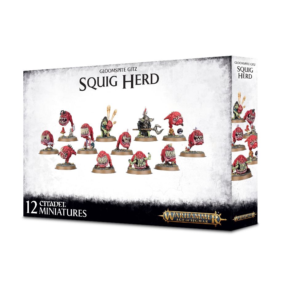 Warhammer Age of Sigmar Gloomspite Gitz Squig Herd