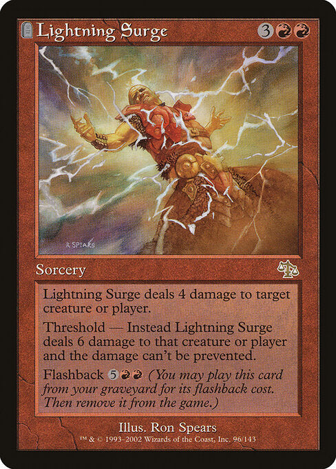 Lightning Surge JUD-96 Rare Good Englisch