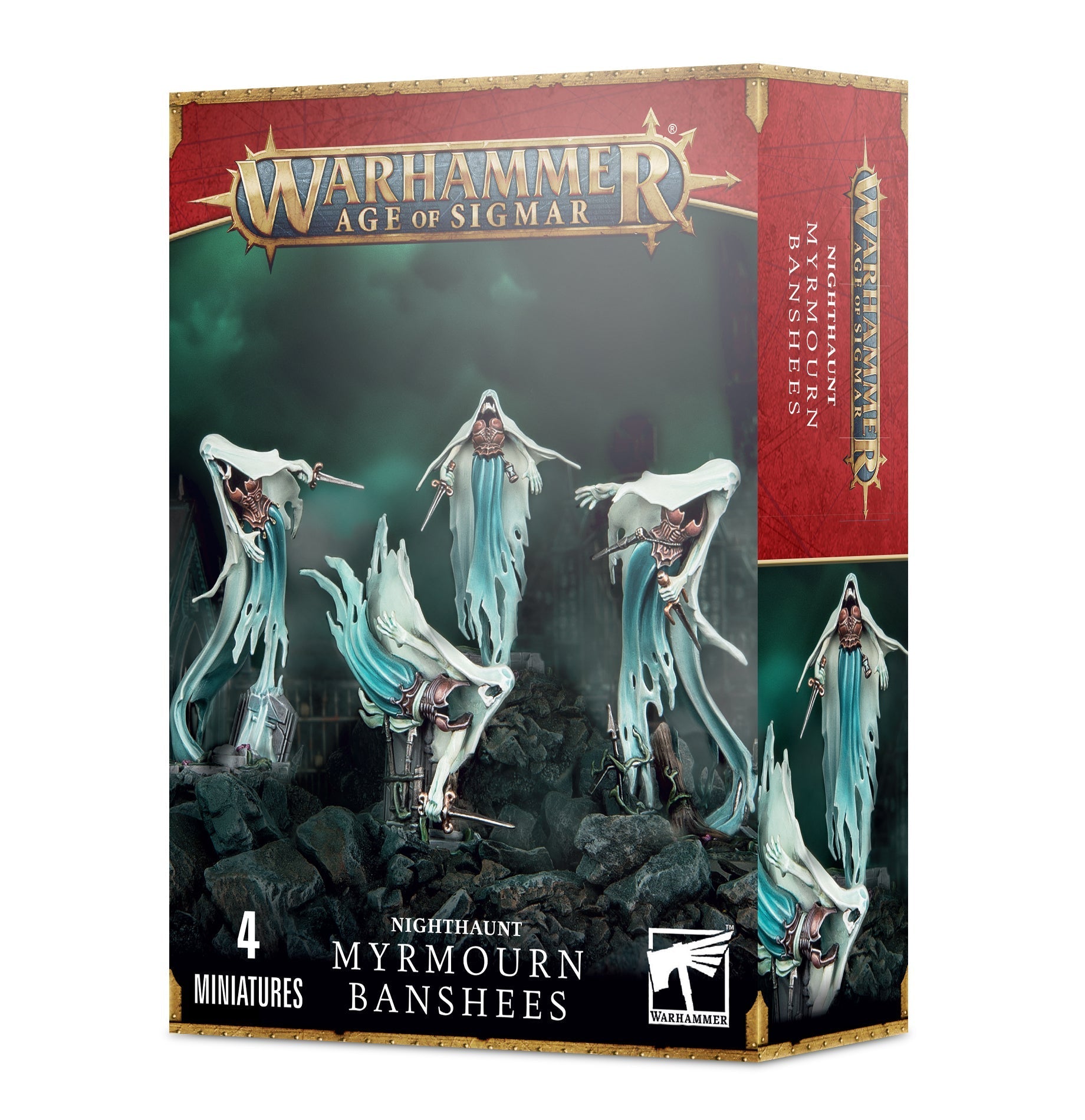 Warhammer Age of Sigmar Nighthaunt Myrmourn Banshees