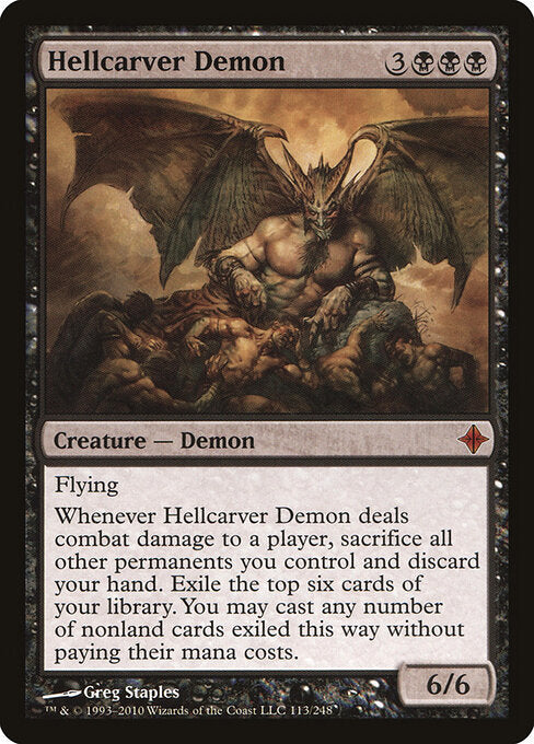 Hellcarver Demon ROE-113 Mythic Good Englisch