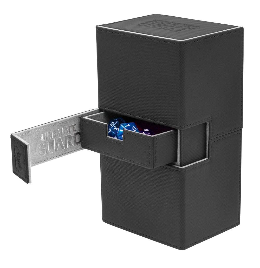 Ultimate Guard Twin Flip'n'Tray 200+ XenoSkin Schwarz