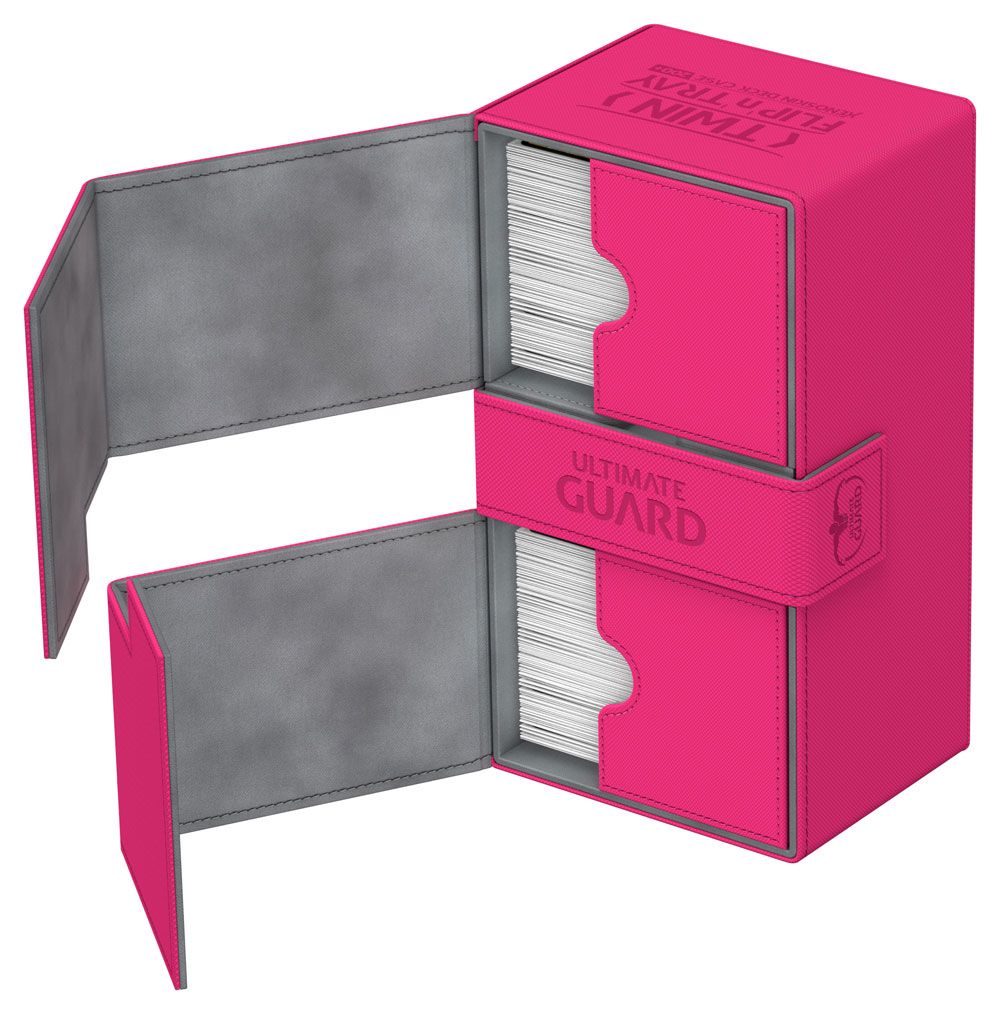 Ultimate Guard Twin Flip´n´Tray Deck Case 200+ Standardgröße XenoSkin Pink