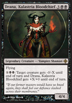 Drana, Kalastria Bloodchief ROE-107 Rare Light Played Spanisch