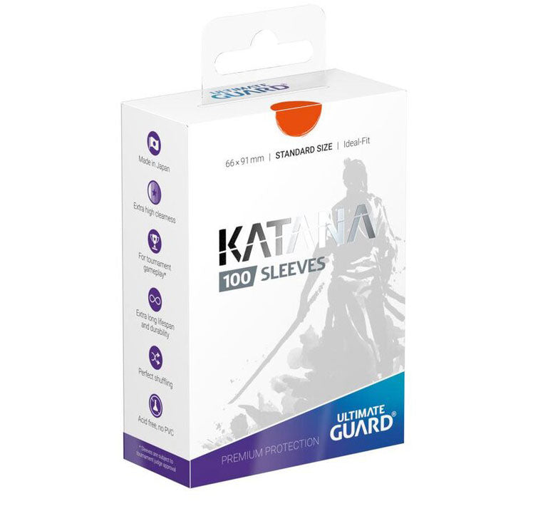 Ultimate Guard Katana Sleeves Standardgröße Orange (100)