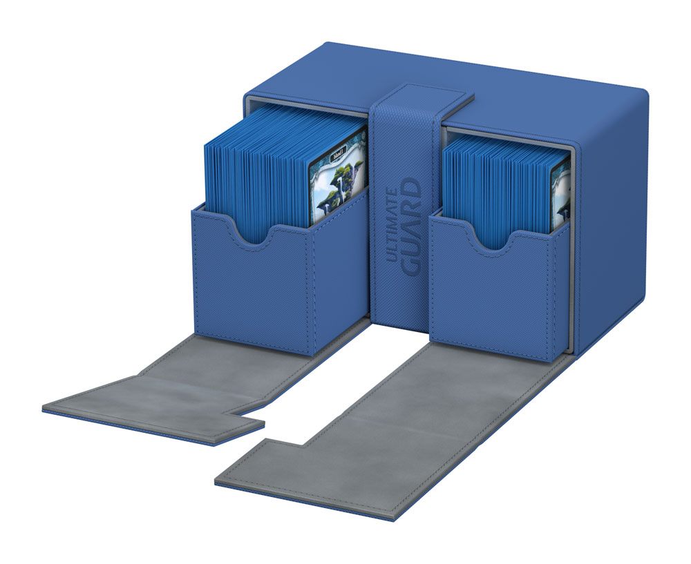 Ultimate Guard Twin Flip'n'Tray 160+ XenoSkin Blau