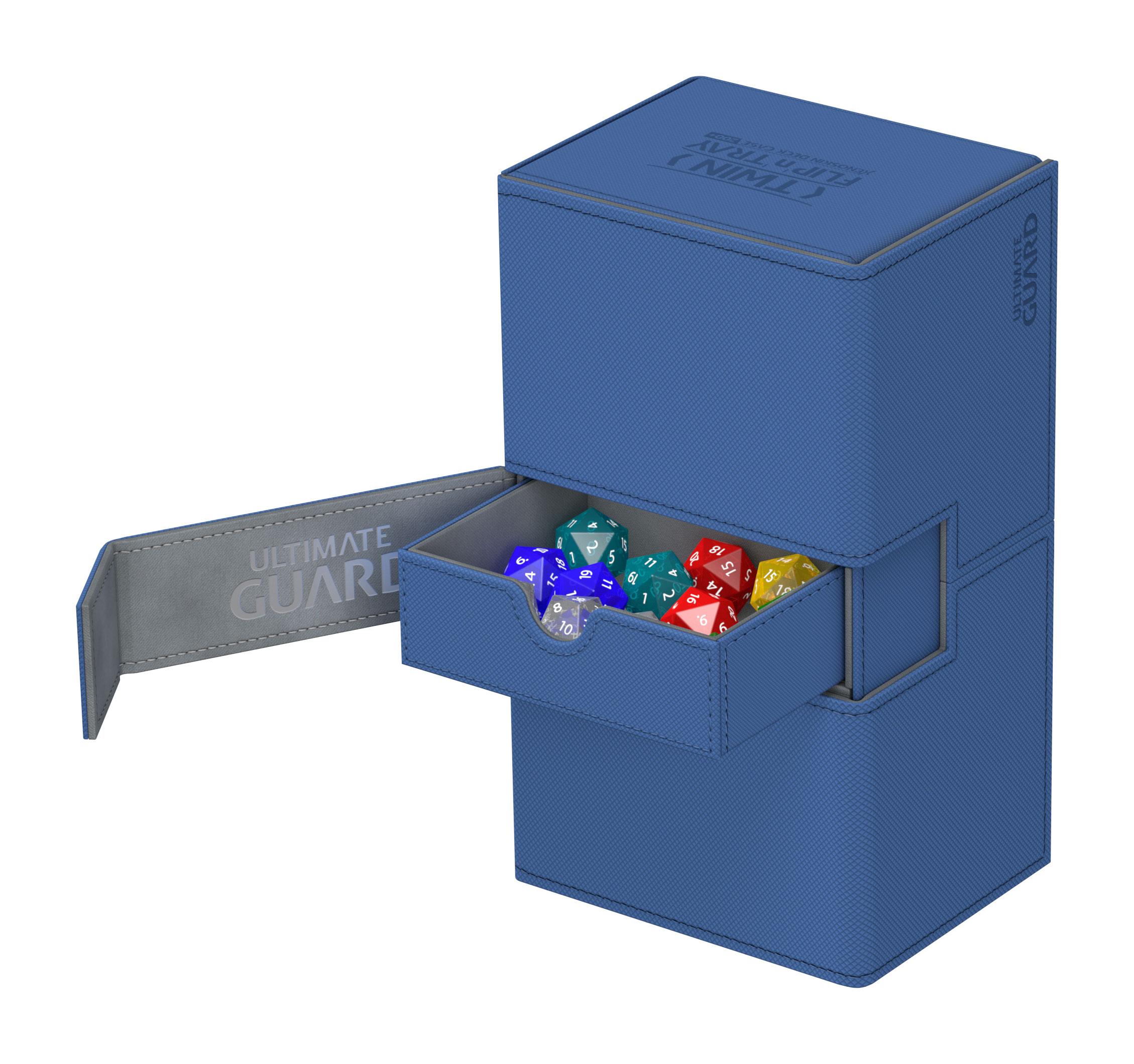 Ultimate Guard Twin Flip'n'Tray 200+ XenoSkin Blau