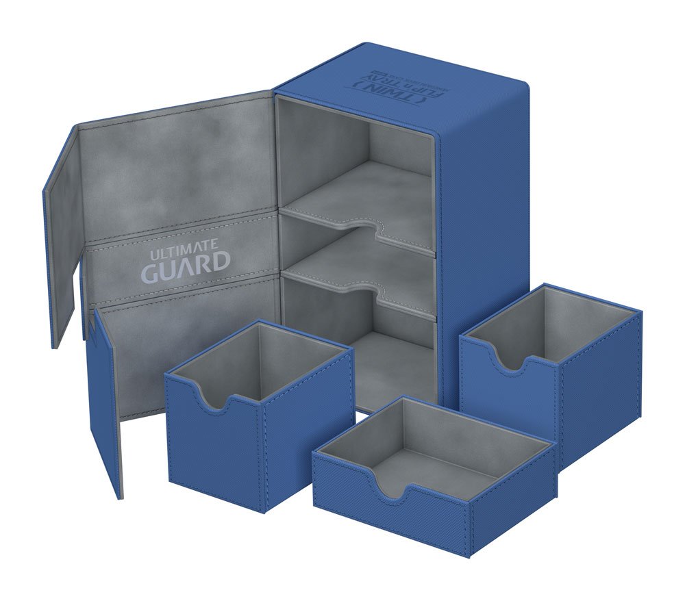 Ultimate Guard Twin Flip'n'Tray 160+ XenoSkin Blau