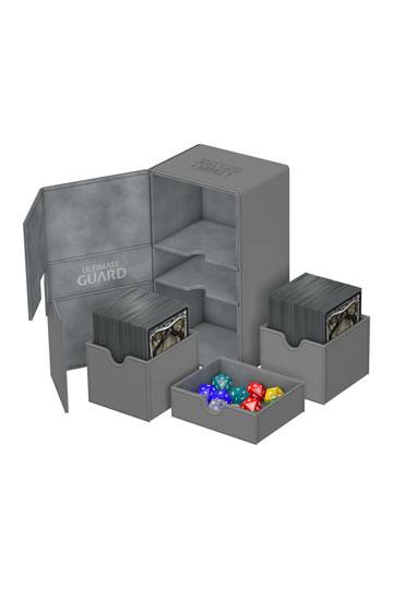 Ultimate Guard Twin Flip'n'Tray 200+ XenoSkin Grey