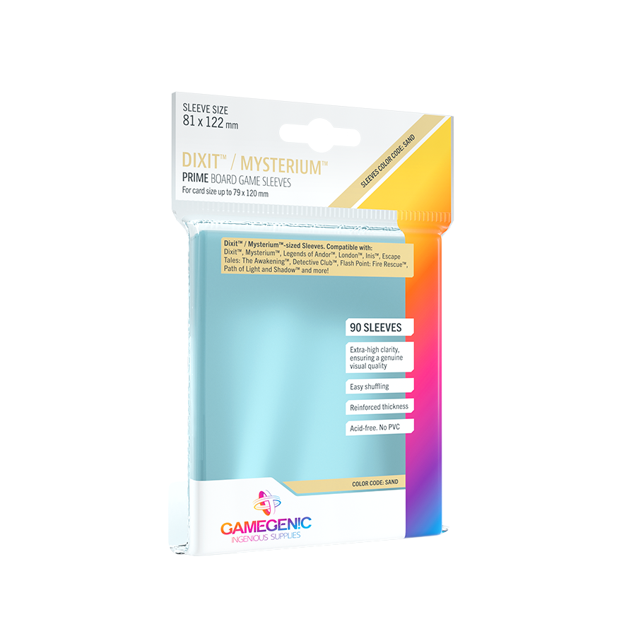 Gamegenic PRIME Dixit Sleeves Clear